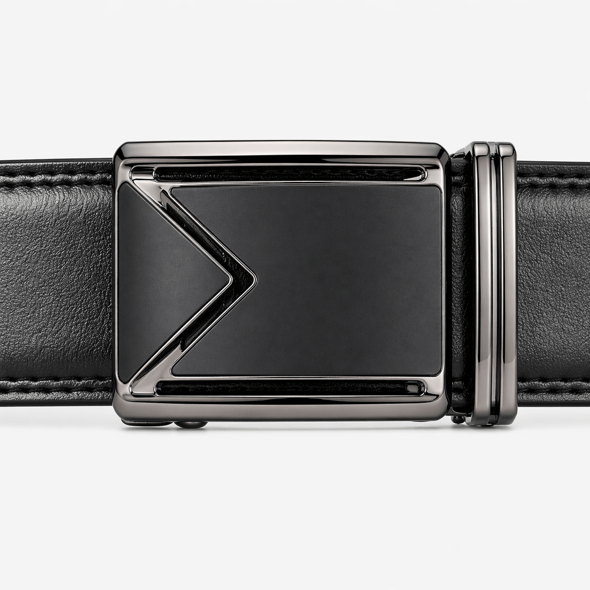 Modern black belt for men - KATRIX