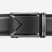 Modern black belt for men - KATRIX