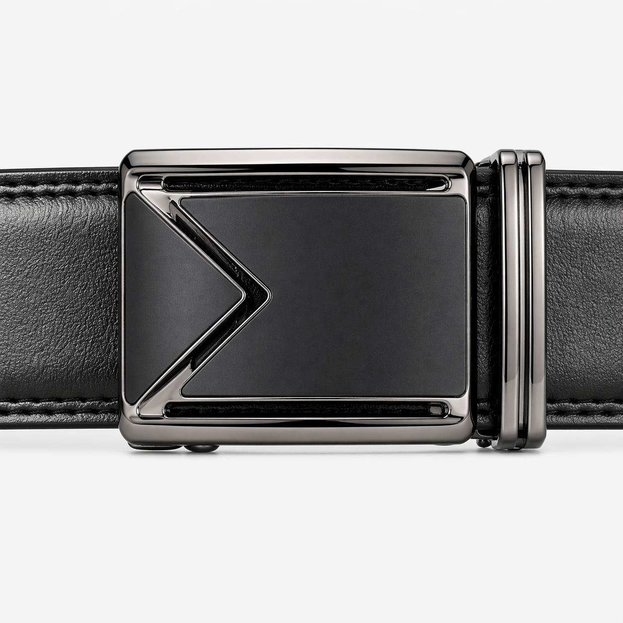 Modern black belt for men - KATRIX