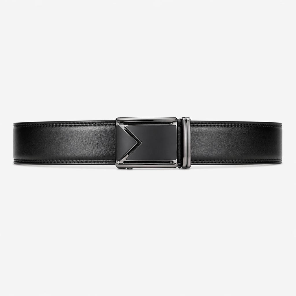 Modern black belt for men - KATRIX