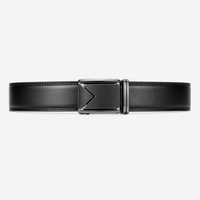 Modern black belt for men - KATRIX