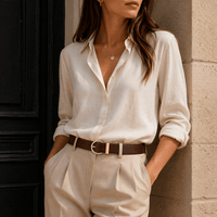 Modern reversible belt for women - JUNTIS