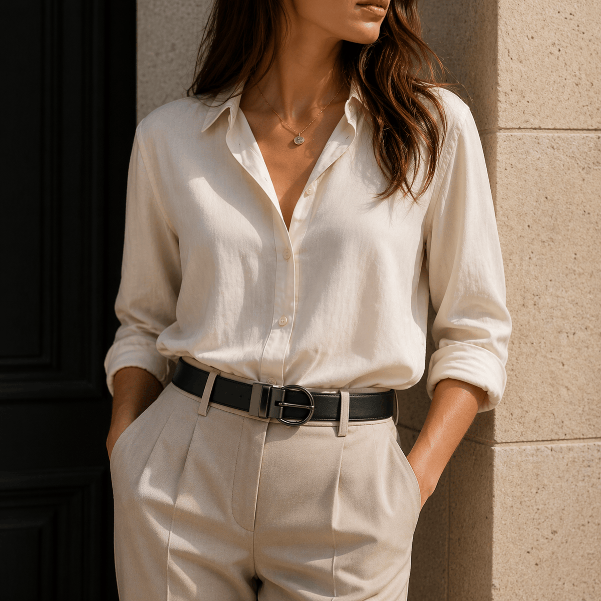 Reversible women's fashion belt - RAVXIL
