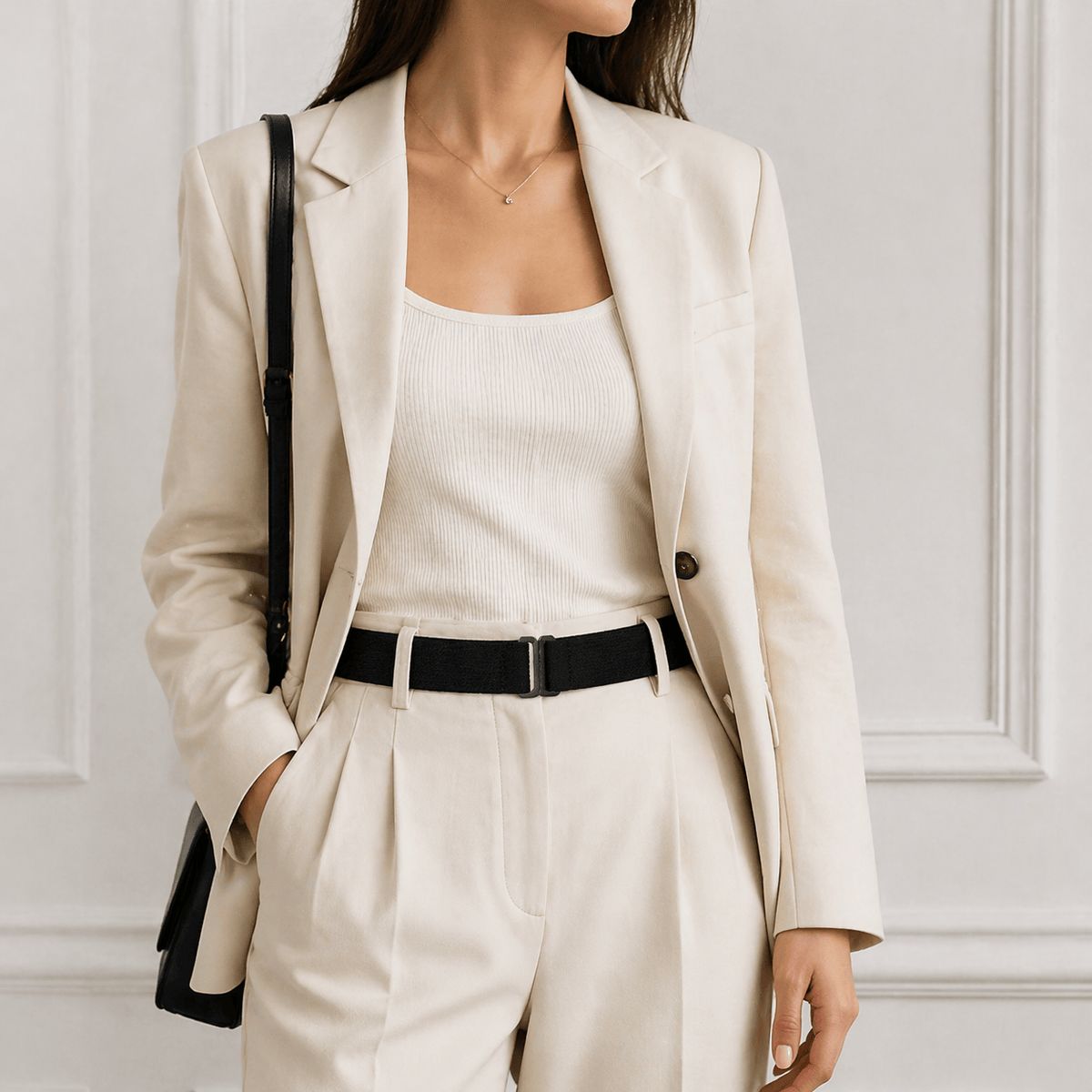 Thin elastic belt for women - TEKRIX