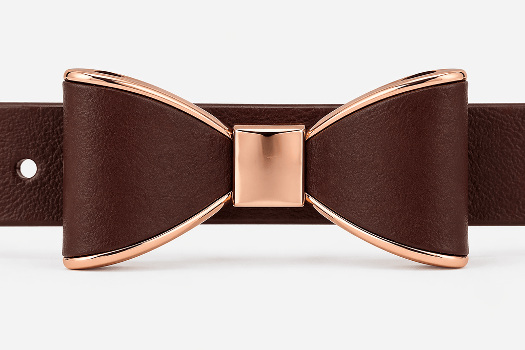 Women's adjustable bow buckle belt - MULXAR