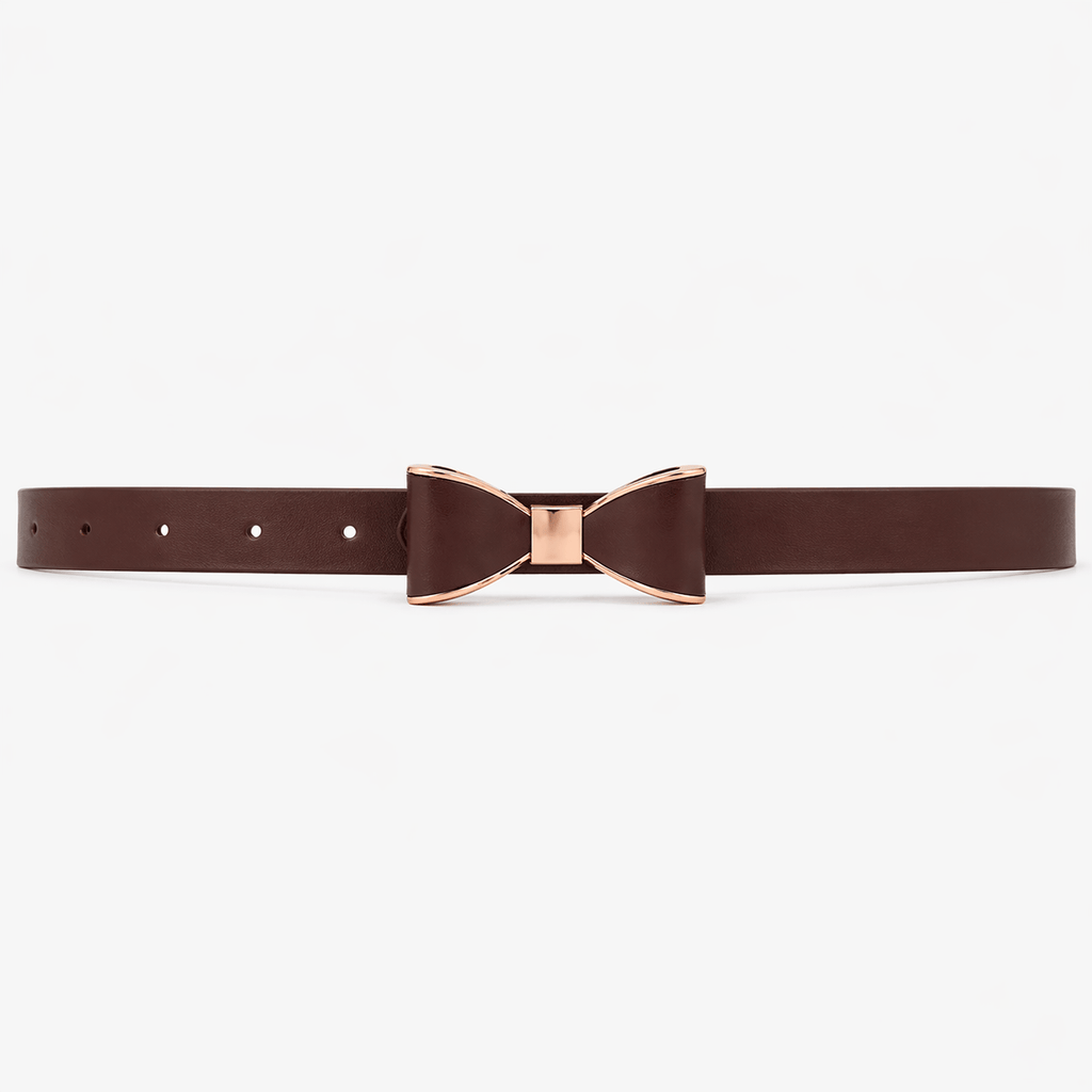 Women's adjustable bow buckle belt - MULXAR