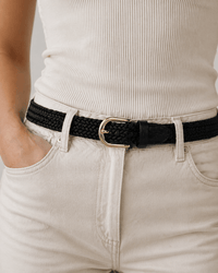 Women's adjustable braided belt - MALHEX