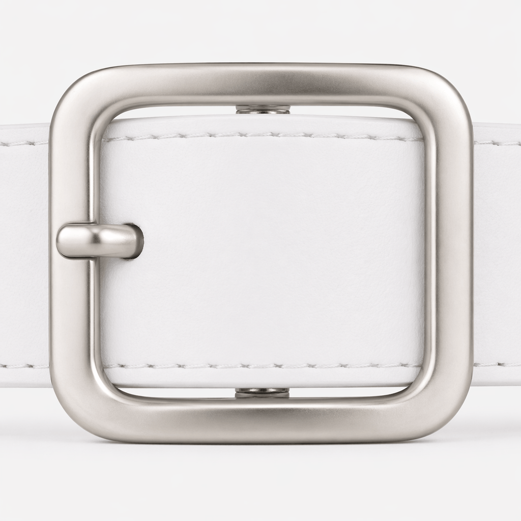 Women's adjustable square buckle belt - FUILOV