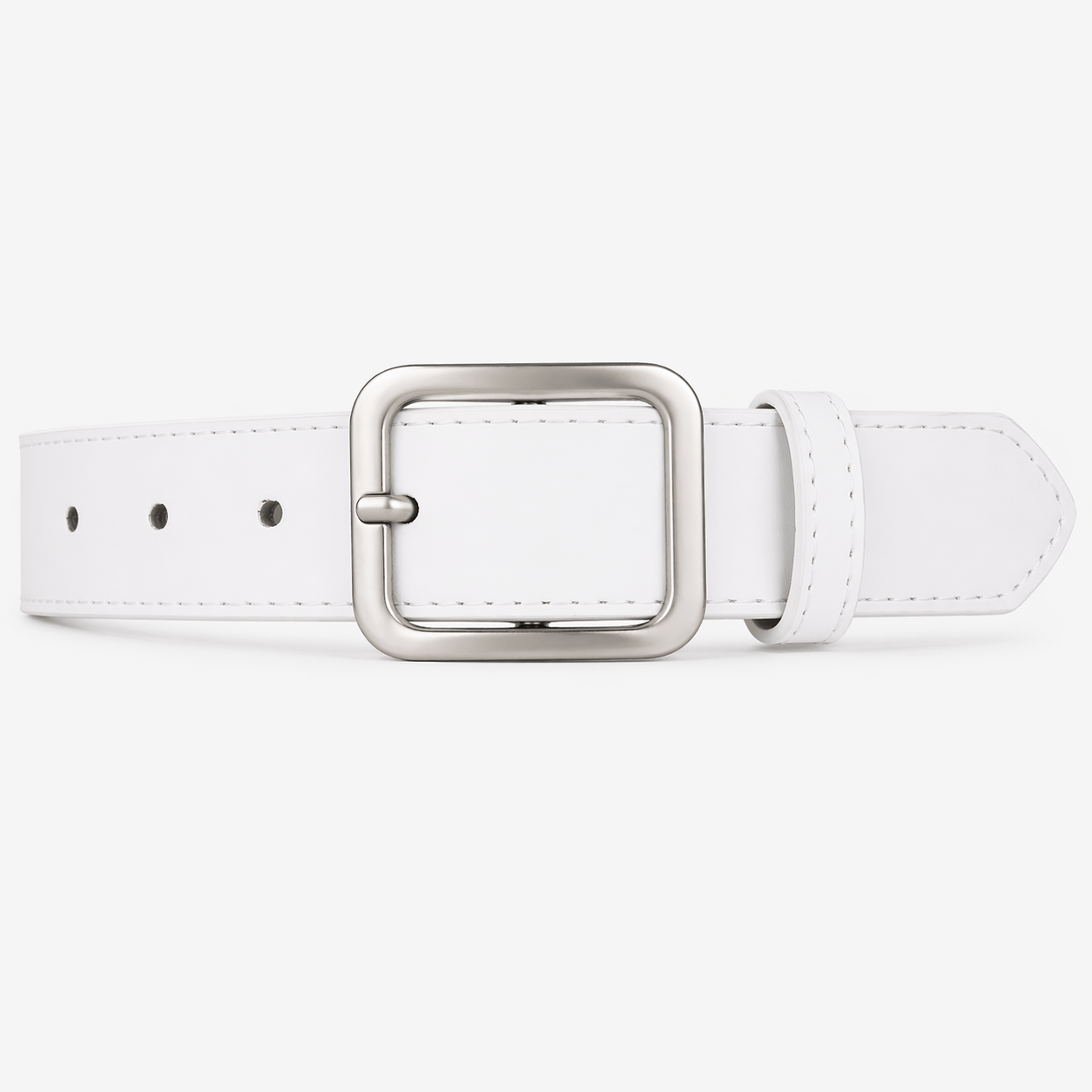 Women's adjustable square buckle belt - FUILOV