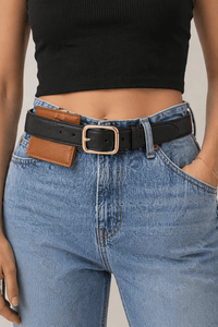 Women's denim belt - TELXAN