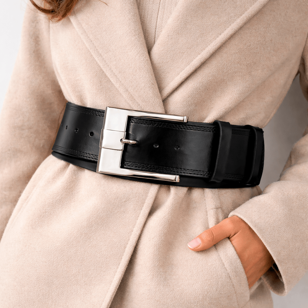 Women's fashion coat belt - SIXVAN