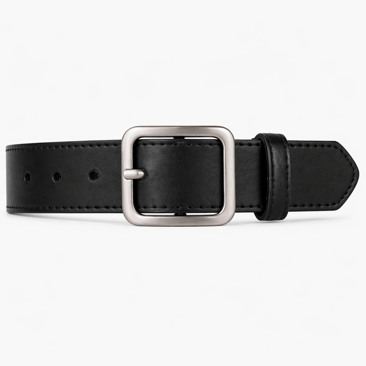 Women's fashion square buckle belt - KANFIL