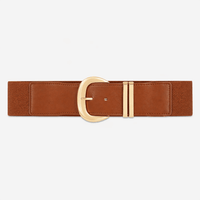Women's high waisted wide belt - RUGFEN