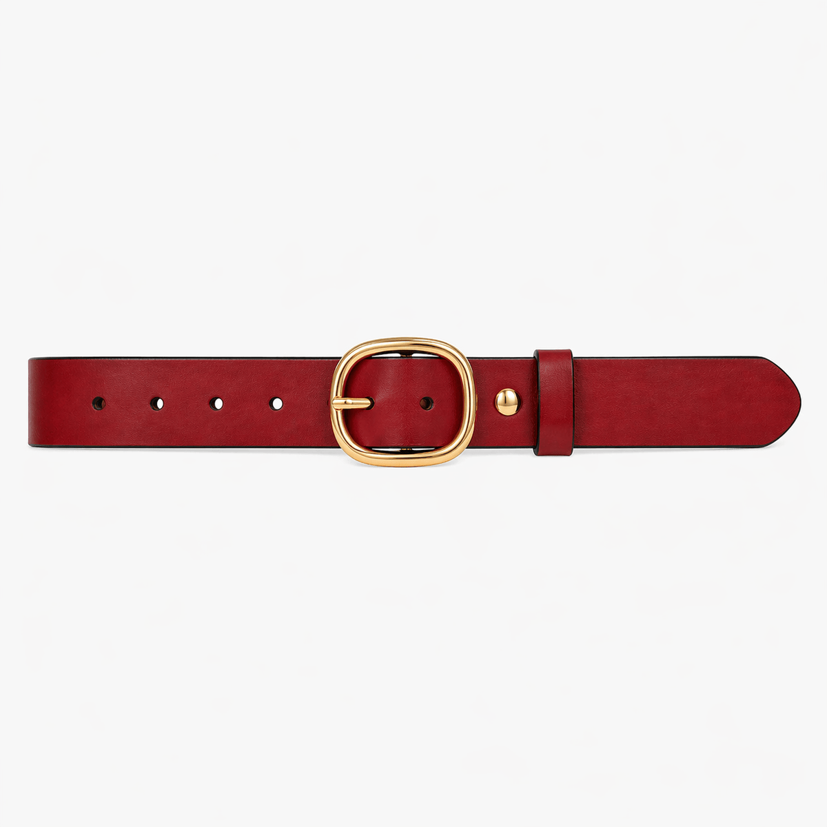 Women's rounded buckle belt - NAWLUX