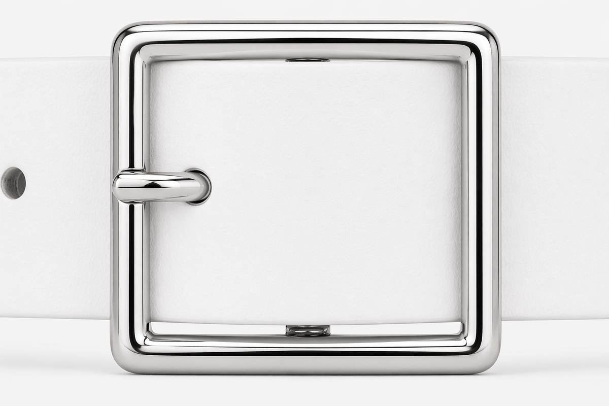 Women's square buckle belt - FADNAN