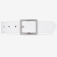 Women's square buckle belt - FADNAN