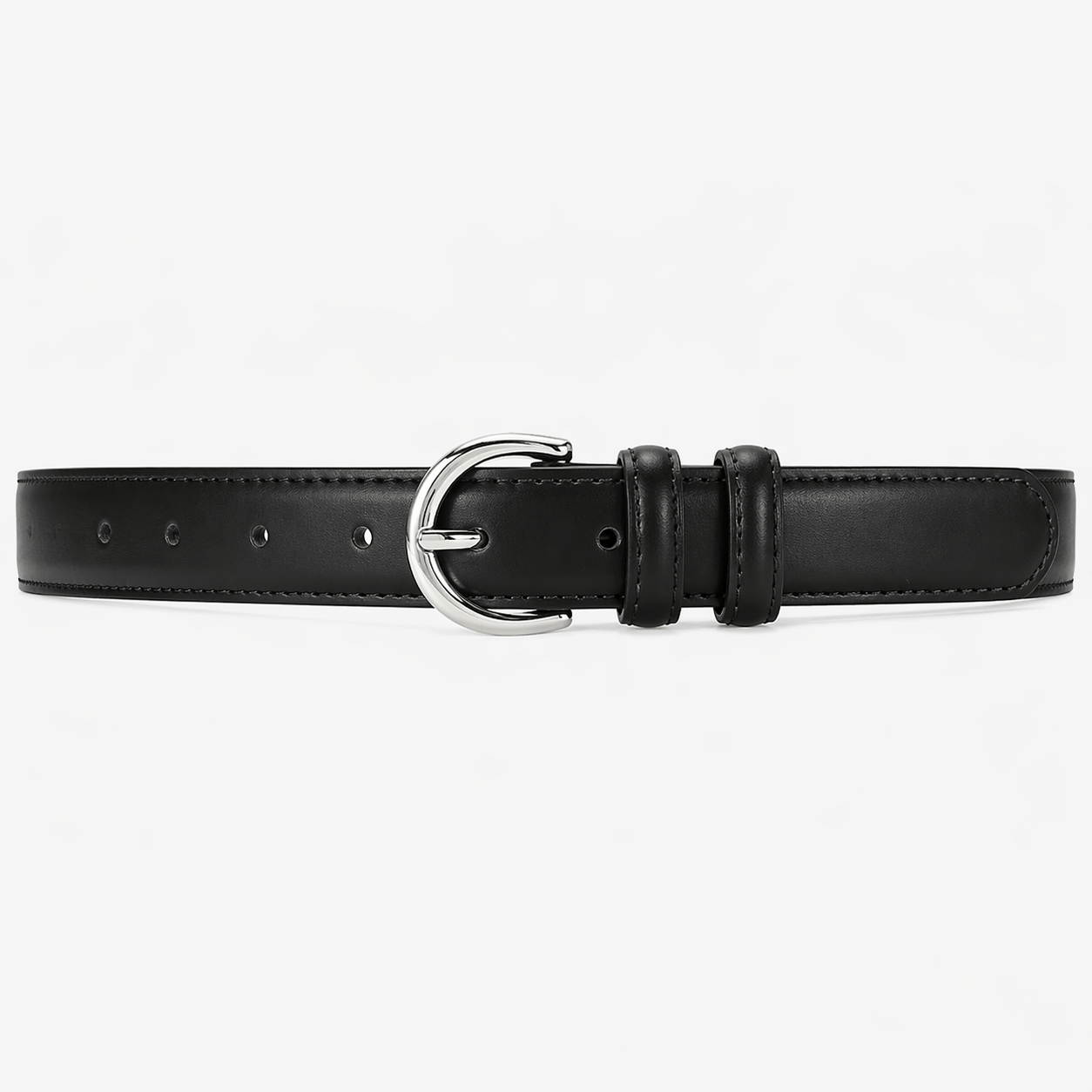 Women's thin leather belt - VONZER