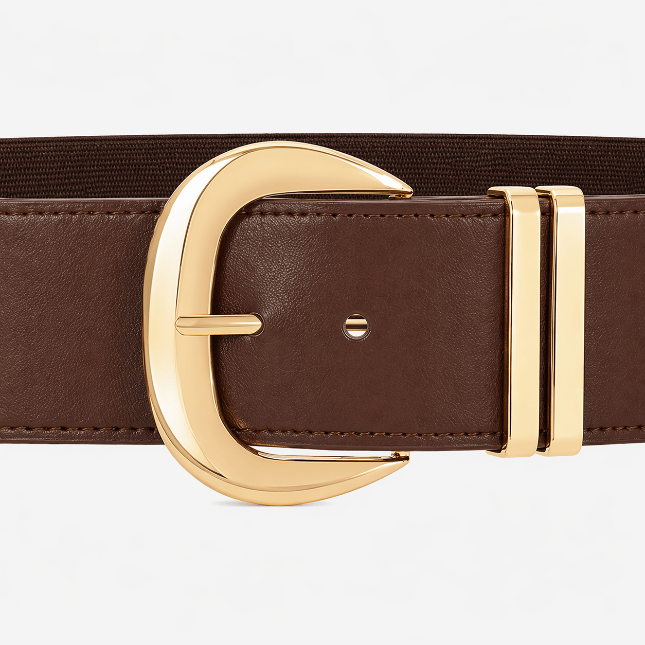 Women's wide black belt - SEGJAN