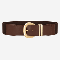 Women's wide black belt - SEGJAN